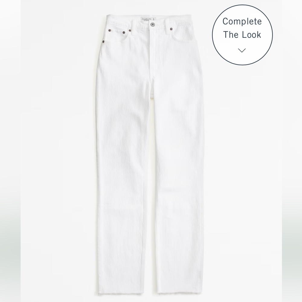 Abercrombie Ultra High Rise 90s Straight Jean